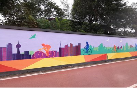 南通墙体彩绘-围墙