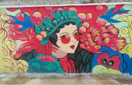 南通墙体彩绘-网红墙