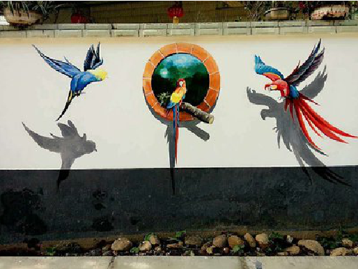 南通视觉错位-3D墙绘设计