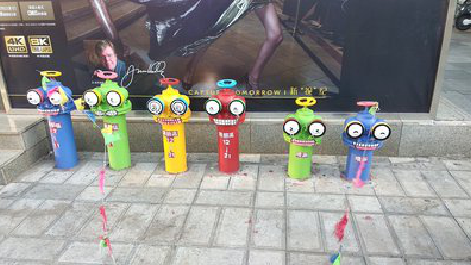 南通商业区彩绘