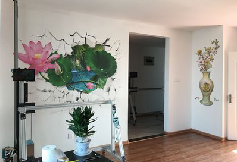 南通墙体彩绘相比墙纸的优势。